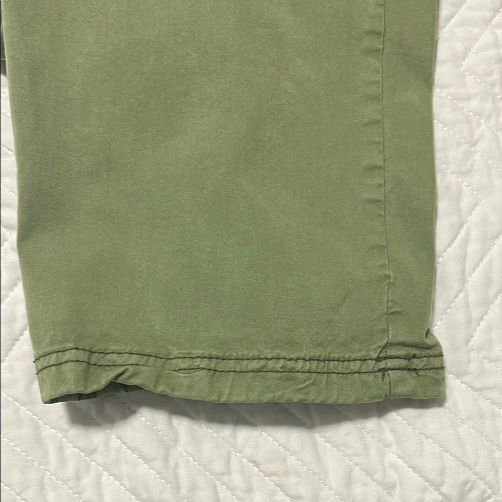 Olive Green Boot Cut Pants - Picture 4 of 6